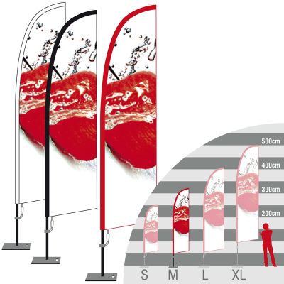 Beachflag Promo Feather Straight
